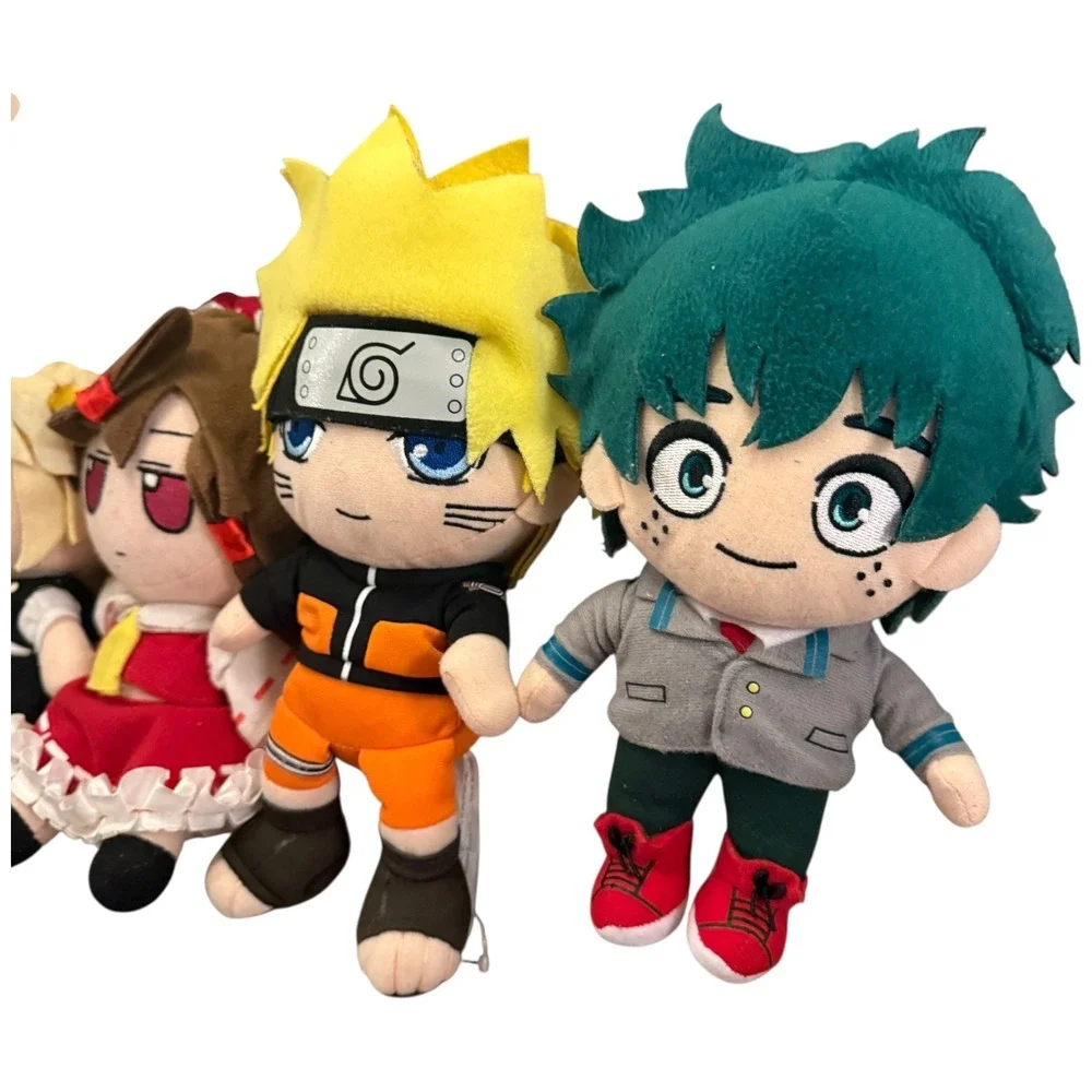 Anime‎ Plush Lot of 9 – Naruto, Bleach, My Hero Academia, Touhou Project Dolls